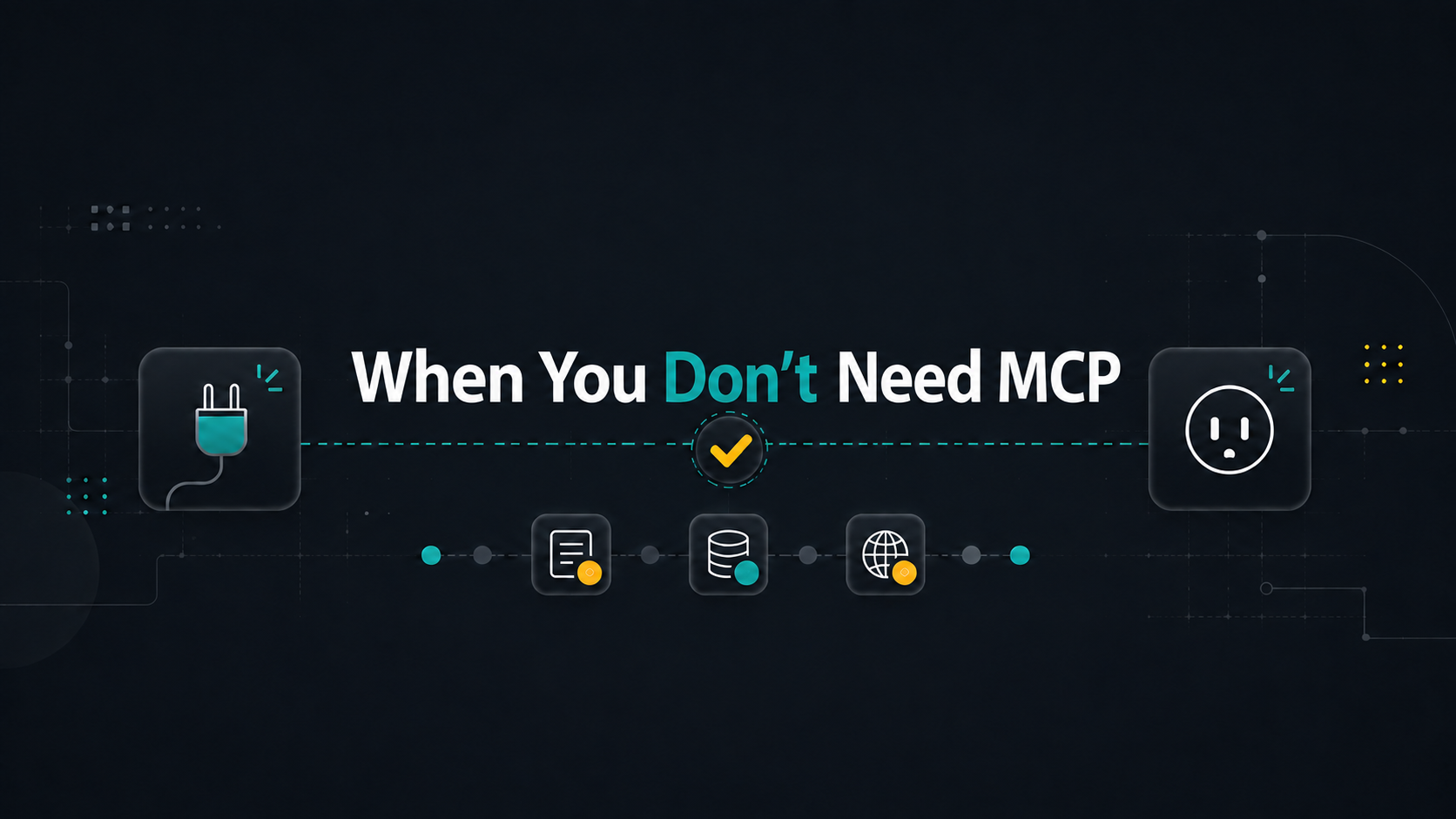Featured image of post When You Don't Need MCP